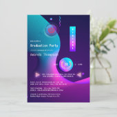 Geometric Glow Virtual Gradation Party 招待状 (スタンド正面)