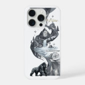 “Geometric Gorilla iPhone Case – Silver Jungle  iPhoneケース (裏面)