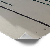 Geometric Graffiti Splash ポスター (角)