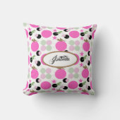 Geometric graphic power girl クッション (正面)