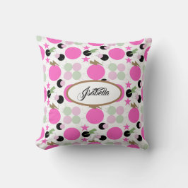 Geometric graphic power girl クッション