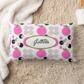 Geometric graphic power girl ランバークッション (ブランケット)