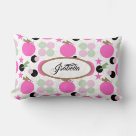 Geometric graphic power girl ランバークッション