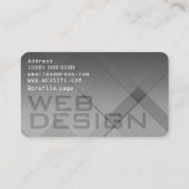 Geometric Gray Blend名刺 名刺 (裏面)