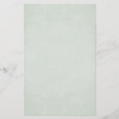 Geometric Greeneryのモダン金ゴールド結婚カード (裏面)