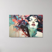 Geometric Harmony キャンバスプリント (正面)