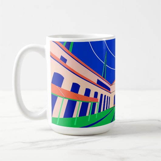 Geometric Harmony コーヒーマグカップ (左)