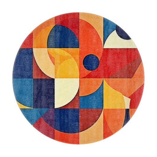 Geometric Harmony: Artful Design カッティングボード (正面)