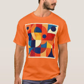 Geometric Harmony: Artful Design Tシャツ (正面)