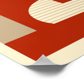 Geometric Harmony in Minimalist Shapes ポスター (角)
