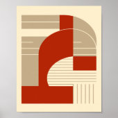 Geometric Harmony in Minimalist Shapes ポスター (正面)