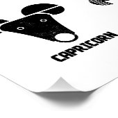 Geometric Indian Zodiac - 12 Vedic Signs ポスター (コーナー)