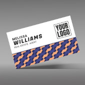 Geometric Interlocking Pattern Real Estate  名刺