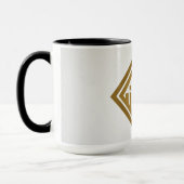 Geometric Islamic Calligraphy Art Mug マグカップ (左)