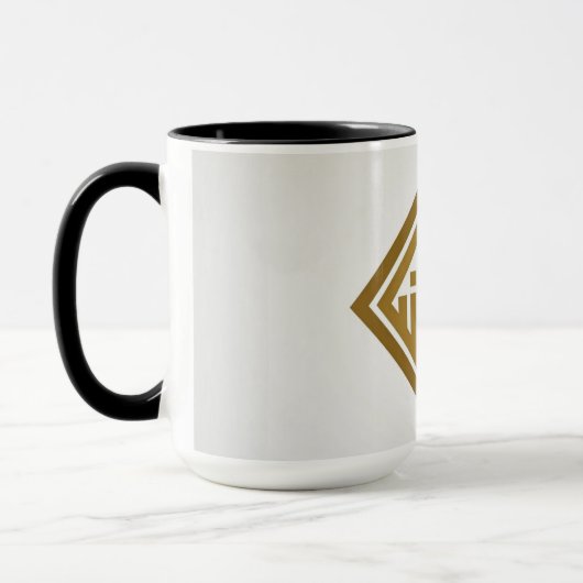 Geometric Islamic Calligraphy Art Mug マグカップ (左)