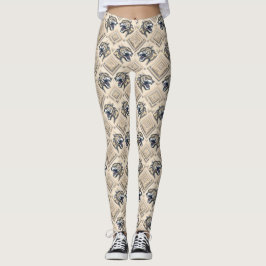 Geometric Jackal Pattern Leggings – Tribal Streetw レギンス