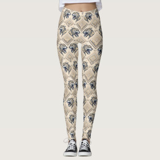 Geometric Jackal Pattern Leggings – Tribal Streetw レギンス
