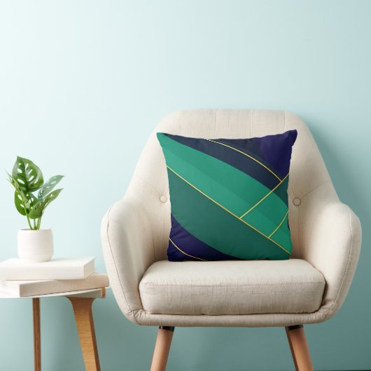 Geometric Jewel Tones クッション (椅子)