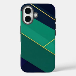 Geometric Jewel Tones iPhone 16ケース
