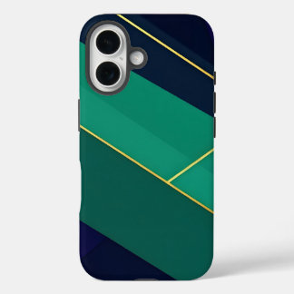 Geometric Jewel Tones iPhone 16ケース