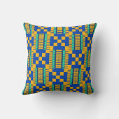 Geometric Kente pattern クッション (裏面)