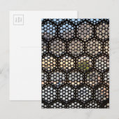 Geometric Latticeウィンドウ(インド) ポストカード (正面/裏面)