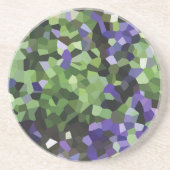 Geometric Lavender Crystal コースター (正面)