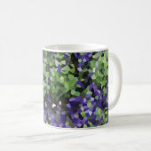 Geometric Lavender Garden コーヒーマグカップ (正面右)