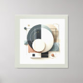 Geometric Layered Harmony キャンバスプリント (正面)