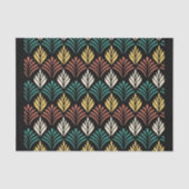Geometric Leaf Pattern, Geometric Leaves Pattern,  薄葉紙 (正面)