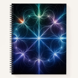 Geometric Light Spiral Notebook ノートブック