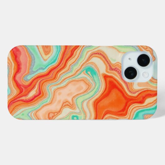 Geometric Line Art Phone Case for iPhone Case-Mate iPhoneケース (裏面 (横))