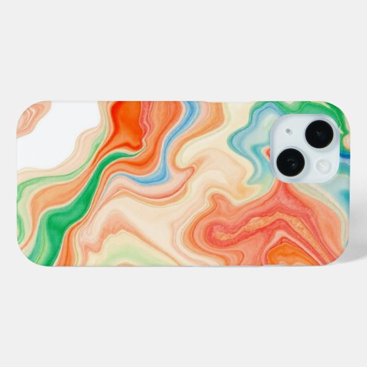 Geometric Line Art Phone Case for iPhone Case-Mate iPhoneケース (裏面 (横))