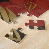 Geometric Lion Jungle Jigsaw Puzzle ジグソーパズル (側面)