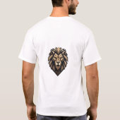 Geometric Lion Sports TeamロゴTシャツ Tシャツ (裏面)
