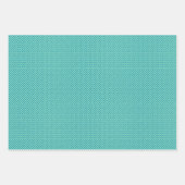 Geometric Love in Citron,ティール（緑がかった色），海軍 ラッピングペーパーシート (正面2)