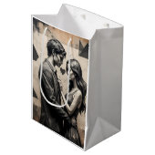 Geometric Love Personification抱き枕 ミディアムペーパーバッグ (正面アングル)