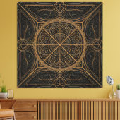 Geometric Luxury キャンバスプリント (インサイチュ (リビング))