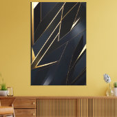 Geometric Luxury キャンバスプリント (インサイチュ (リビング))