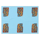 Geometric Magi - Three Wise Men Christmas Star Art テーブルクロス (正面(横))