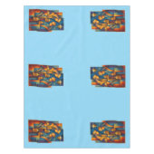 Geometric Magi - Three Wise Men Christmas Star Art テーブルクロス (正面)