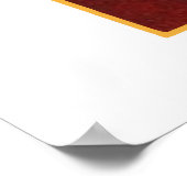 Geometric Magi - Three Wise Men Christmas Star Art ポスター (角)