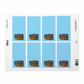 Geometric Magi - Three Wise Men Christmas Star Art ラベル (フルシート)