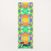 Geometric Magical abstract color art ヨガマット (正面)