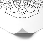 Geometric Mandala #11 ポスター (角)