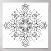 Geometric Mandala #11 ポスター (正面)