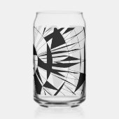 Geometric Mandala Pattern ガラス缶 (裏面)