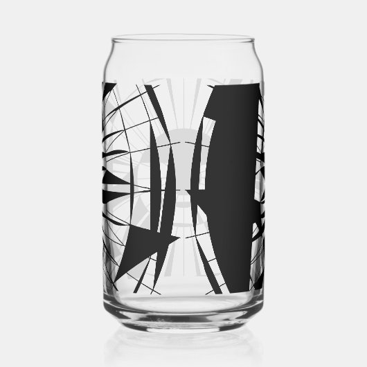 Geometric Mandala Pattern ガラス缶 (右)