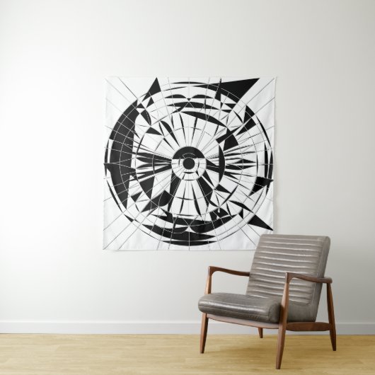 Geometric Mandala Pattern タペストリー (インサイチュ)