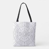 Geometric Mandala Pattern トートバッグ (裏面)